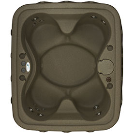 4 person brownstone hot tub from Dream Maker Spas