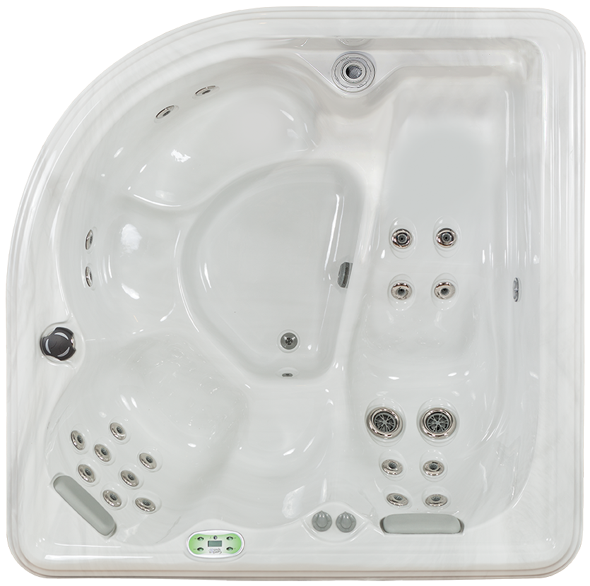 Garden Series Camellia 2 seat 110v corner hot tub