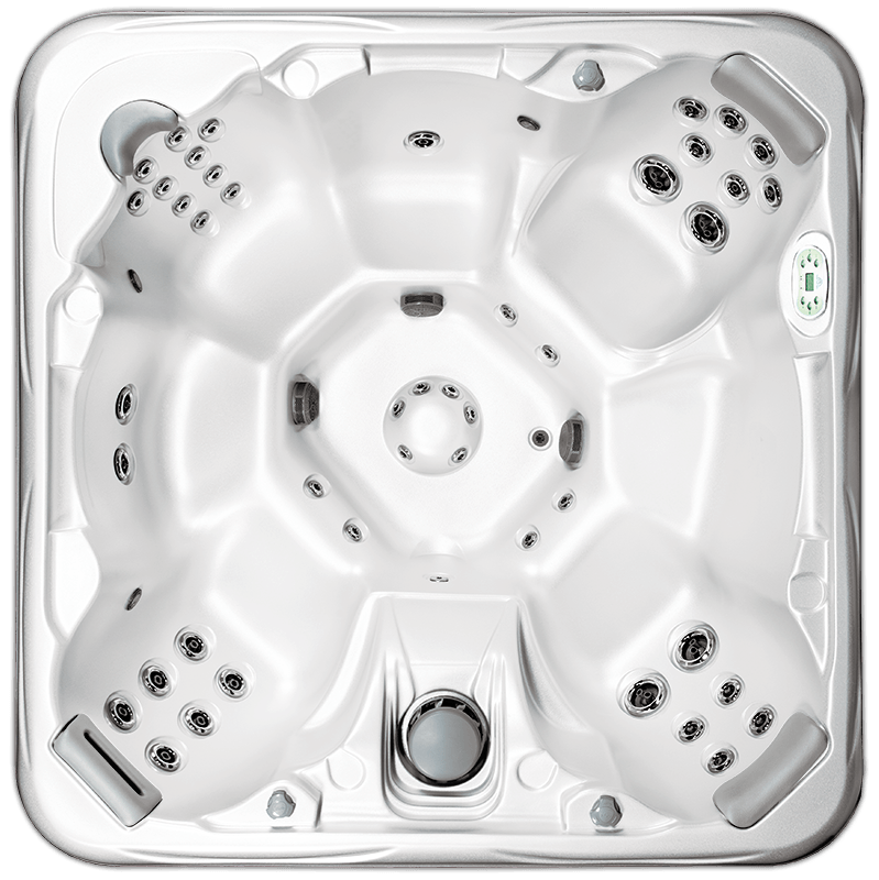 South Seas Deluxe 748B & 748L hot tub with 7 seats, 7 foot size