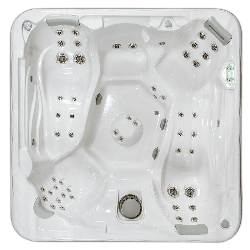 South Seas 853DL hot tub with dual lounge seats, 8 foot size