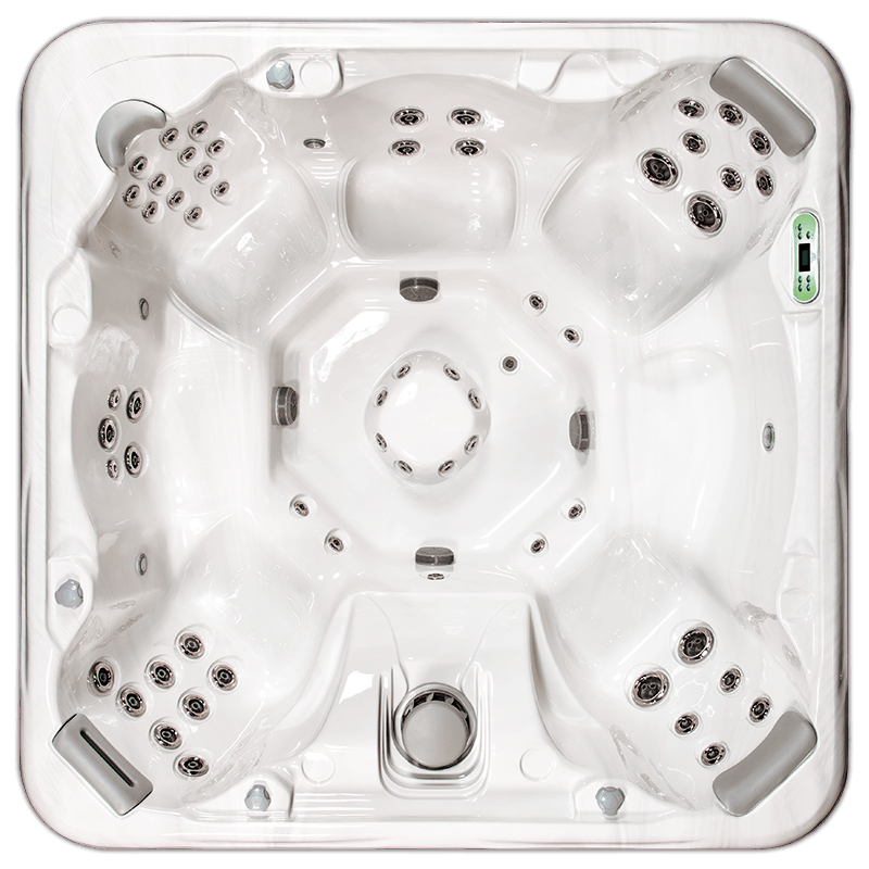 South Seas Deluxe 860B & 860L hot tub with 7 seats, 8 foot size