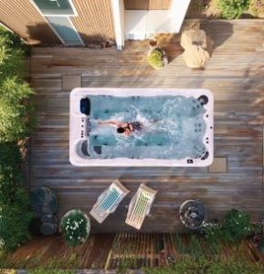 Swim Spa Top Down Lady Swimming Blog
